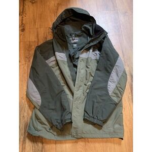 LL Bean Jacket Mens Large Tall Green Vintage Winter